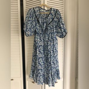 Batshiva Floral Cotton Dress with pockets